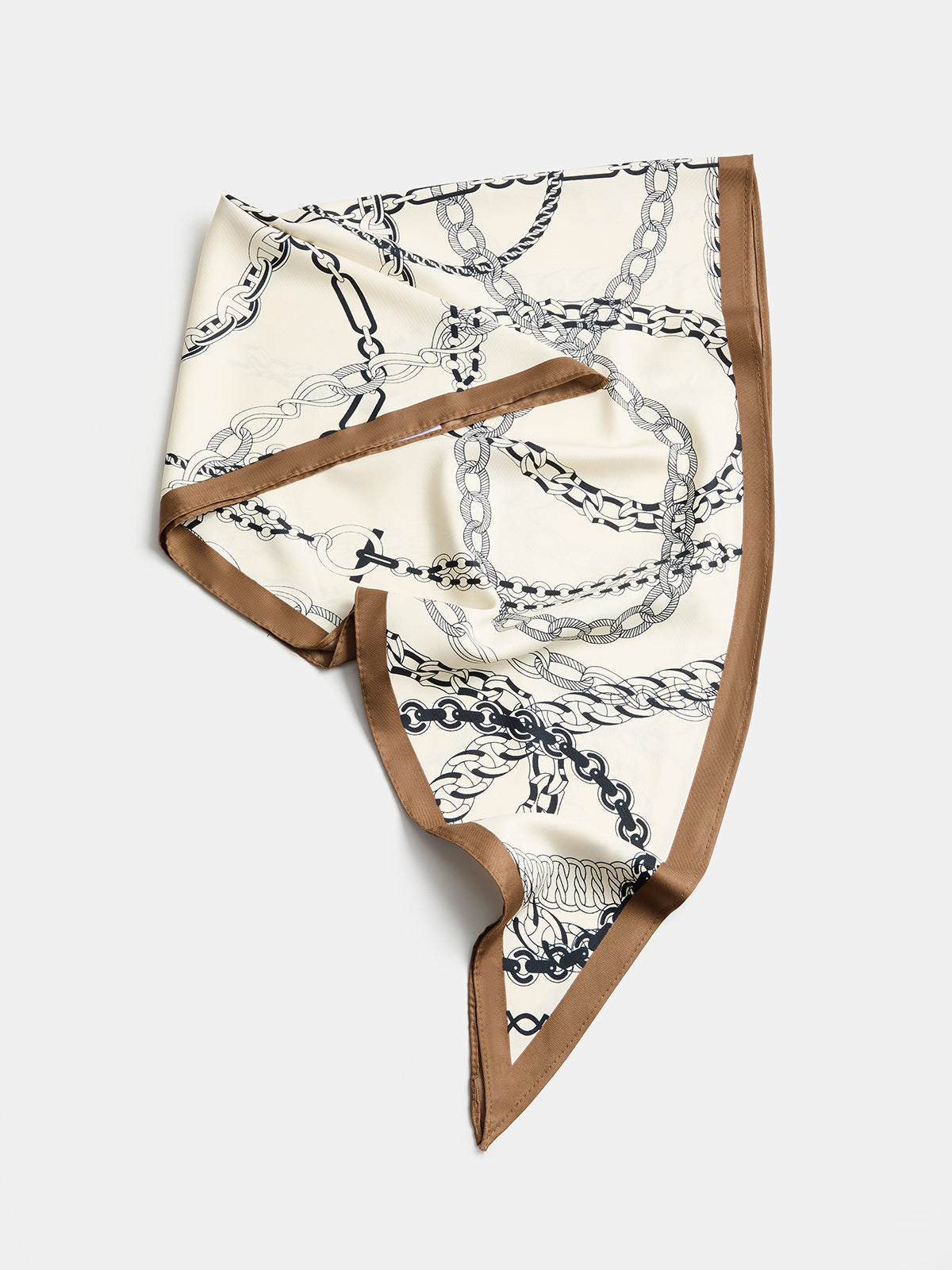 Retro Chain Print Scarf