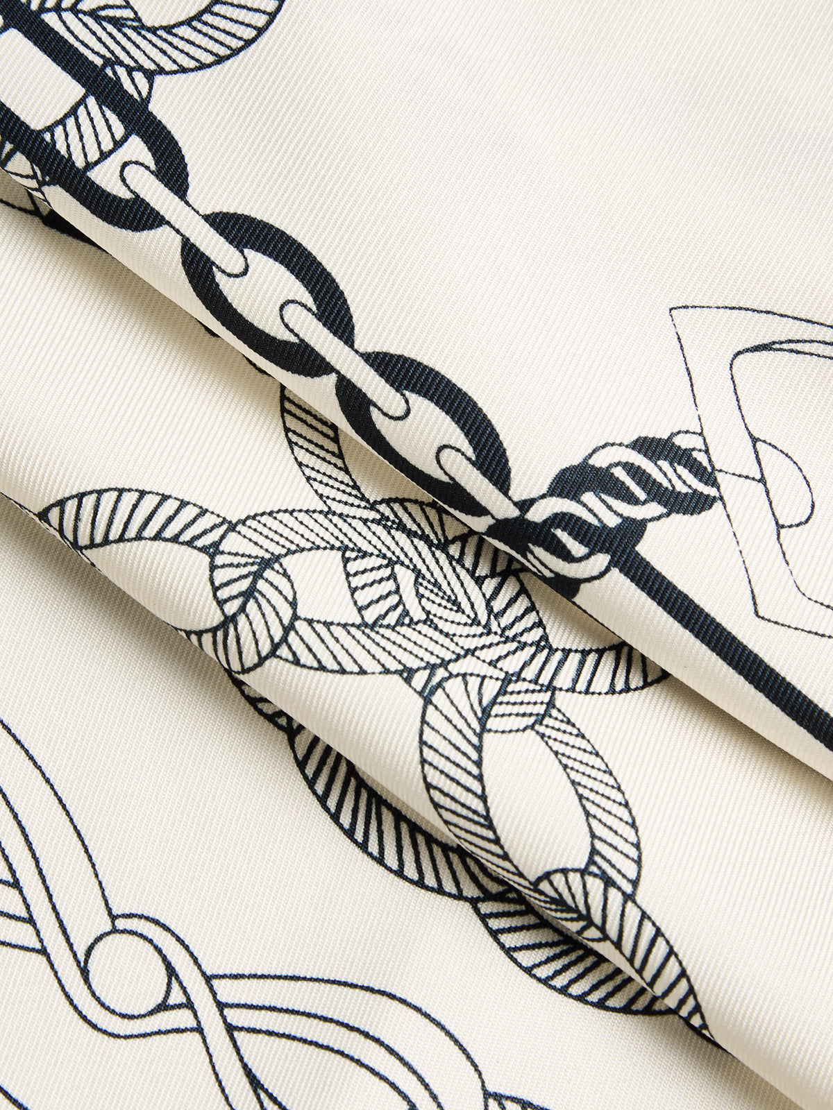 Retro Chain Print Scarf