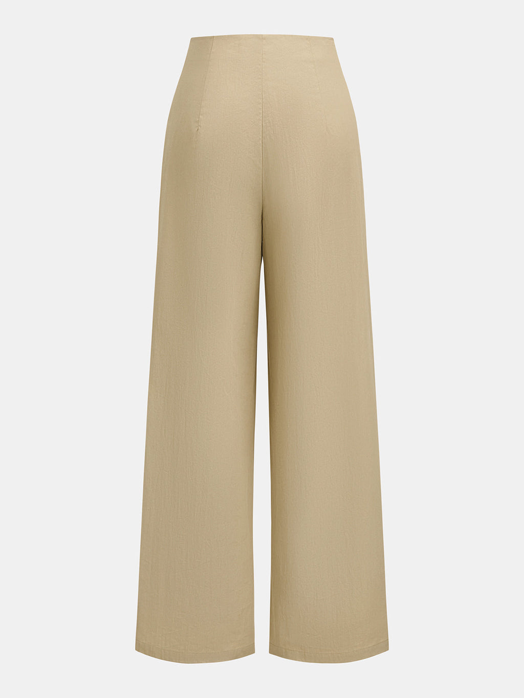 Twist Front Wrap Overlay Wide Leg Pants