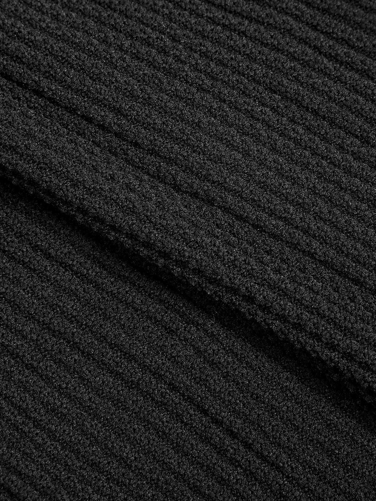 Ribbed Knit Stirrup Mid‑Calf Socks