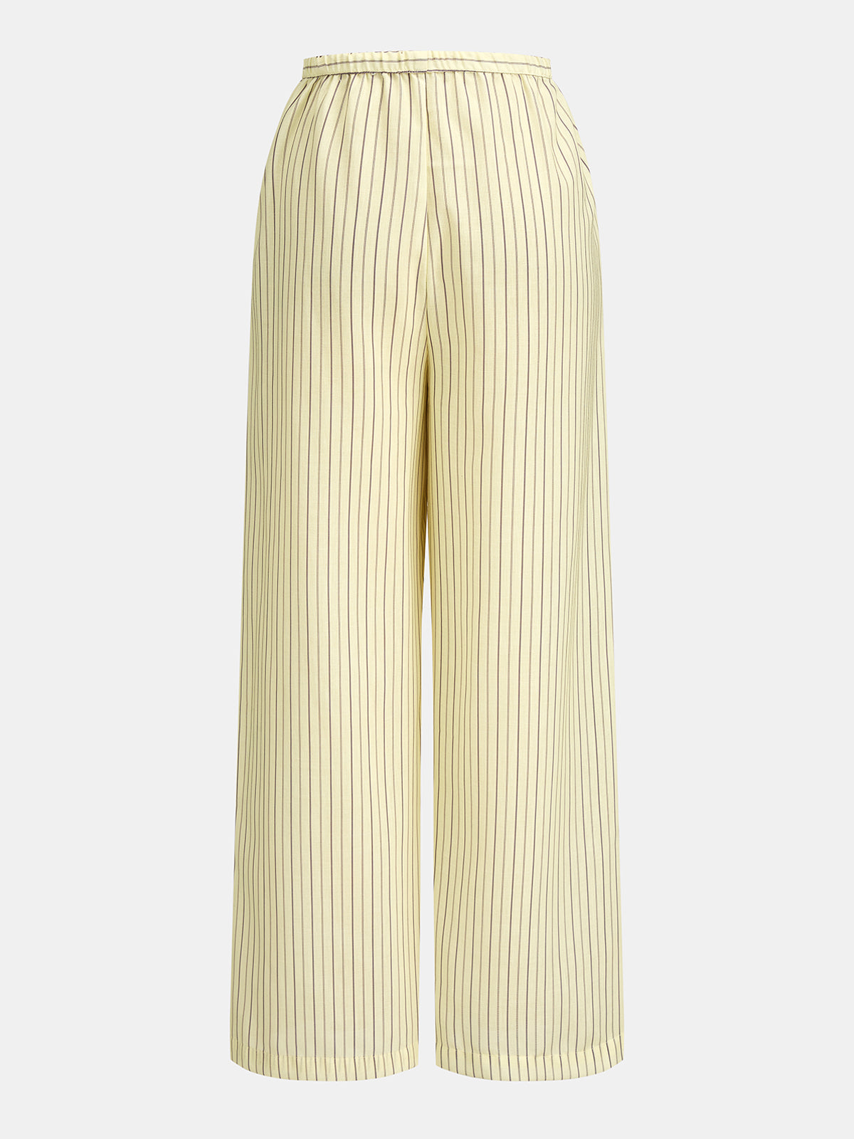 Striped Drawstring Two‑Piece Pants Set