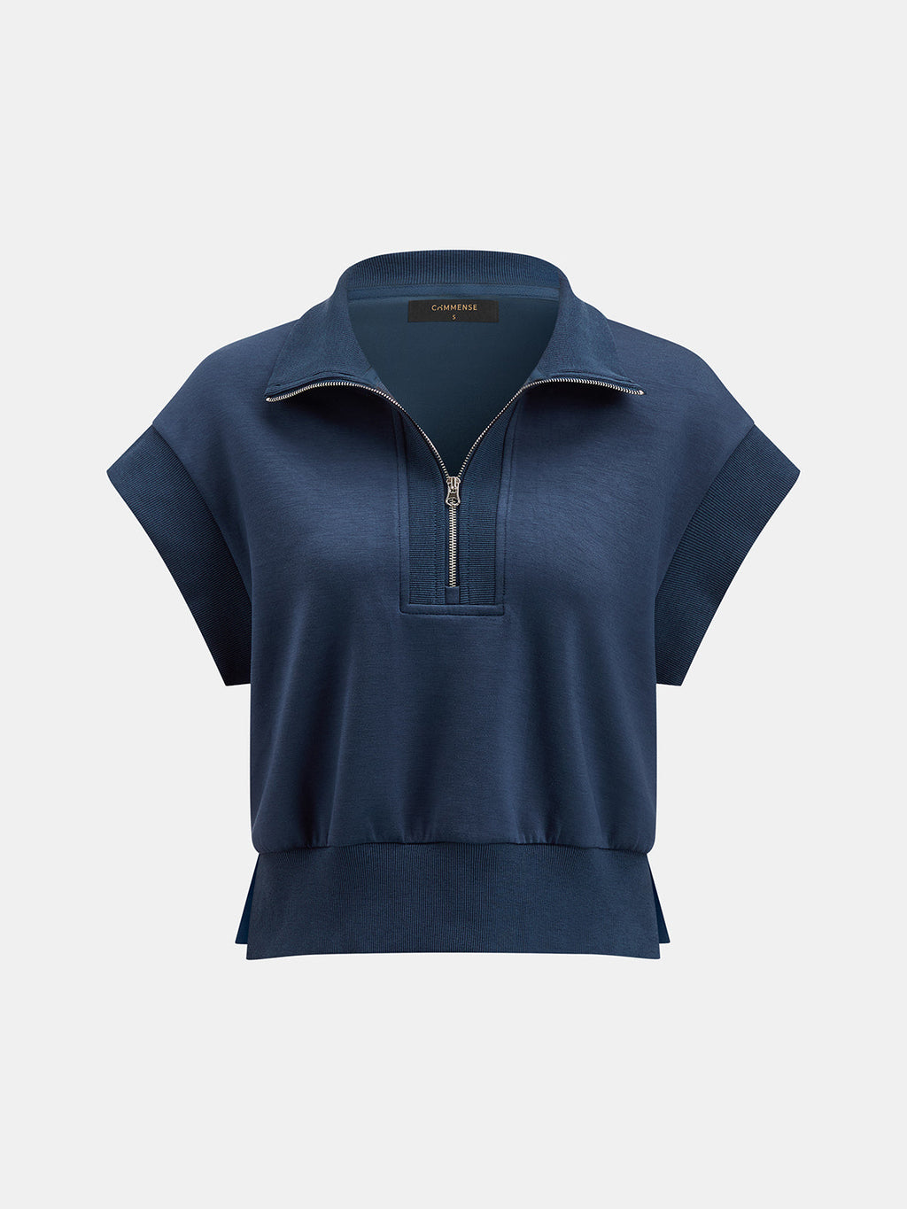 Half Zip Polo Casual Sweatshirt
