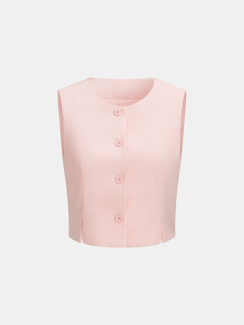 Tailored Crop Vest & Wide-Leg Pants Set