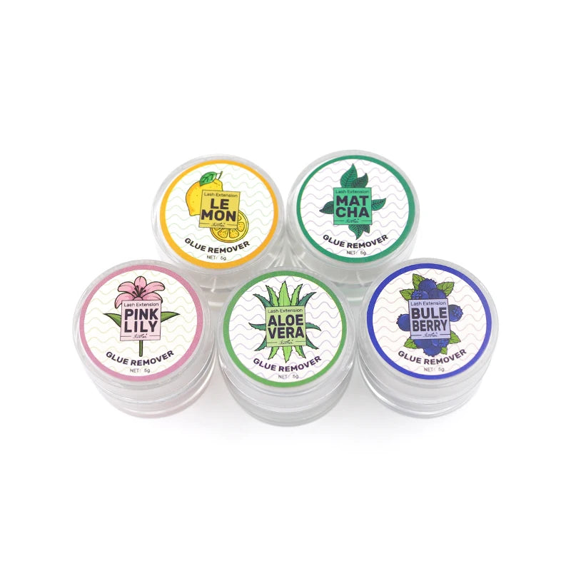 FUNMIX 5g fruit flavour Eyelash Extension Glue Remover Cream For Lashes Remover