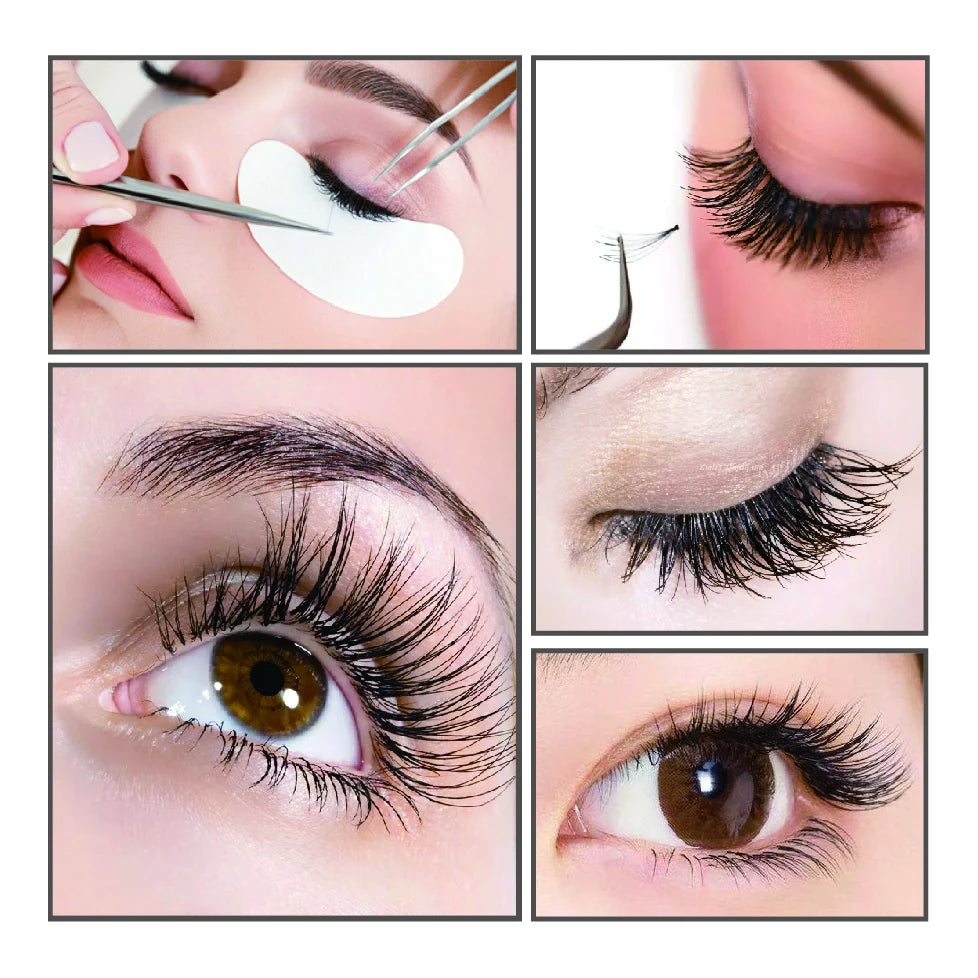 20/50/100pcs Eye Patches Eyelash Extension Under Eye Pads Makeup Eyelash Patches Tip Stickers Pads For Eyelash Extension Makeup