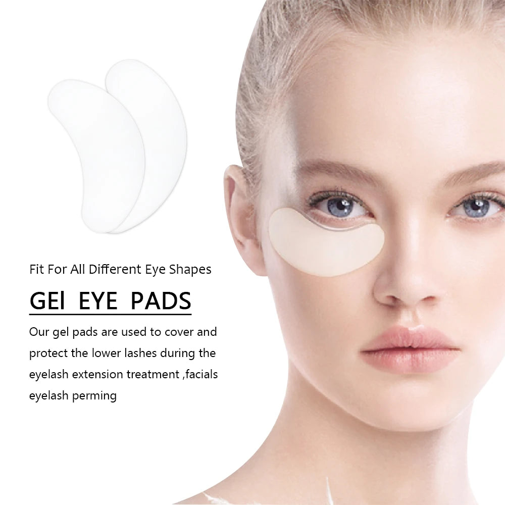 20/50/100pcs Eye Patches Eyelash Extension Under Eye Pads Makeup Eyelash Patches Tip Stickers Pads For Eyelash Extension Makeup