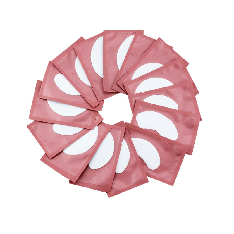 20/50/100pcs Eye Patches Eyelash Extension Under Eye Pads Makeup Eyelash Patches Tip Stickers Pads For Eyelash Extension Makeup