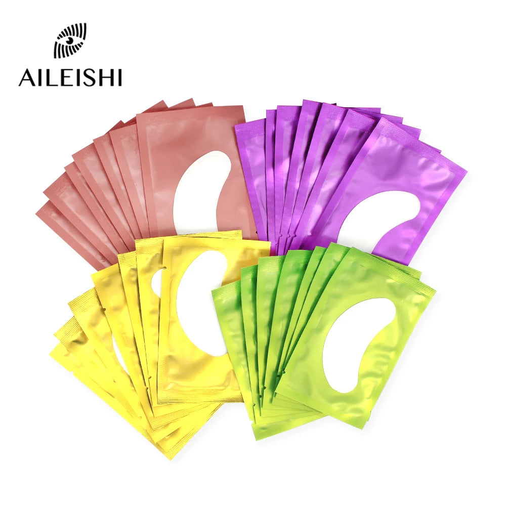 20/50/100pcs Eye Patches Eyelash Extension Under Eye Pads Makeup Eyelash Patches Tip Stickers Pads For Eyelash Extension Makeup