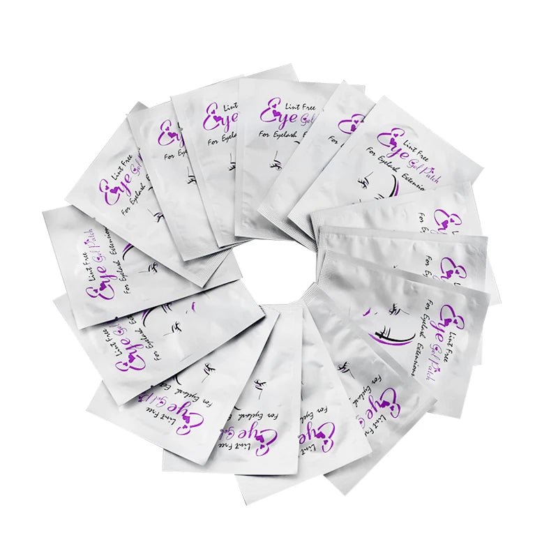 20/50/100pcs Eye Patches Eyelash Extension Under Eye Pads Makeup Eyelash Patches Tip Stickers Pads For Eyelash Extension Makeup