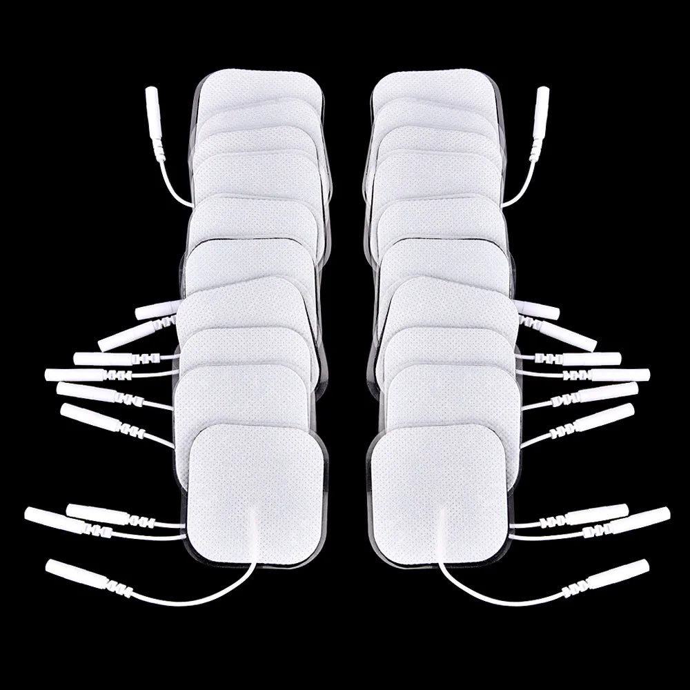100P/50P 4x4cm Muscle Stimulator Electrode Pads Non-woven Fabric Self Adhesive Replacement Pads for Tens Digital Machine