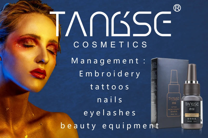 18ml Microblading Pigments Professional Tattoo Ink Set Permanent Makeup Eyebrow Lips Eyeline Tattoo Color Body Beauty Art Tool