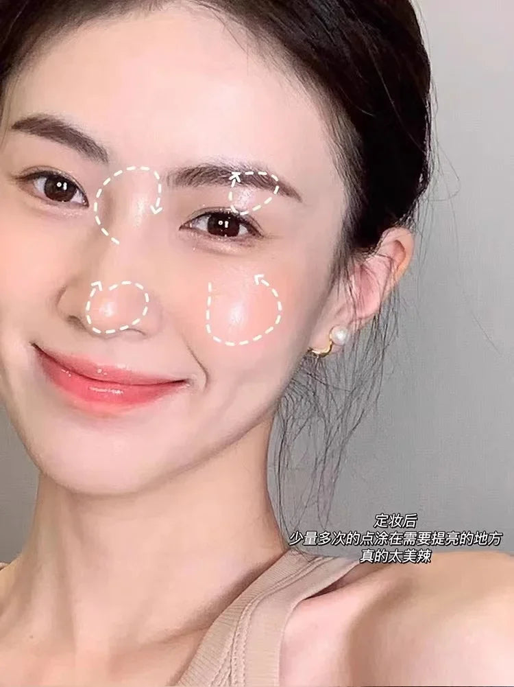 High Gloss Stick Highlighter Blush Water Light Shimmer Waterproof Face Contour Illuminator Brighten Contouring Rouge