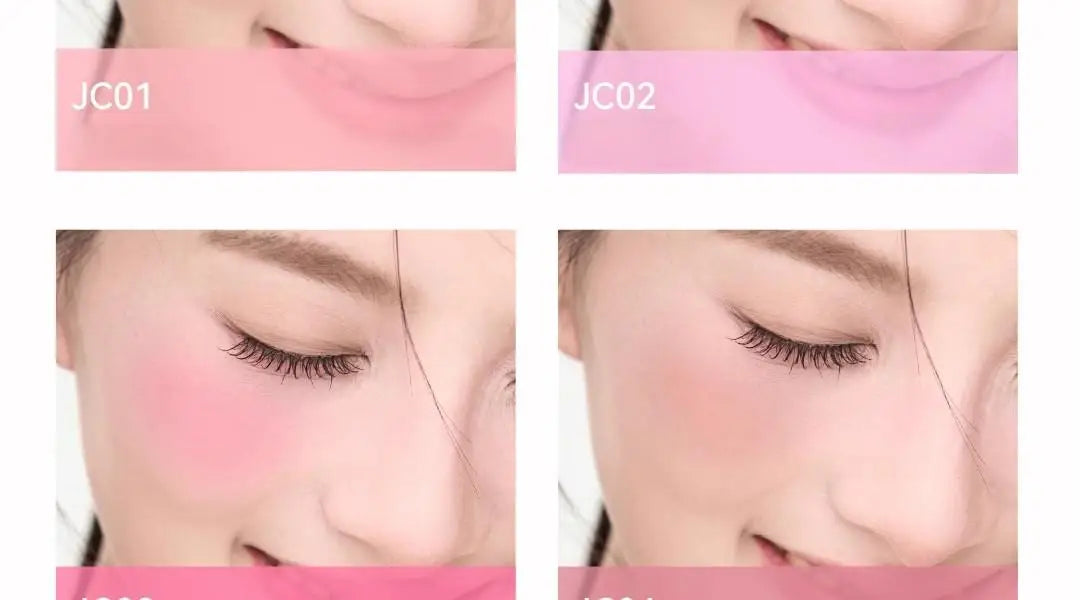 AZTK JC04 Water To Powder Liquid Blush Soft Matte Natural Flush Brightening Cheek Tint Lightweight Blendable Waterproof Makeup