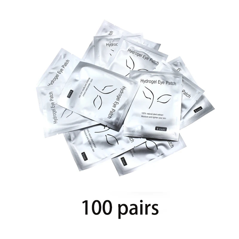 20/50/100pcs Eye Patches Eyelash Extension Under Eye Pads Makeup Eyelash Patches Tip Stickers Pads For Eyelash Extension Makeup