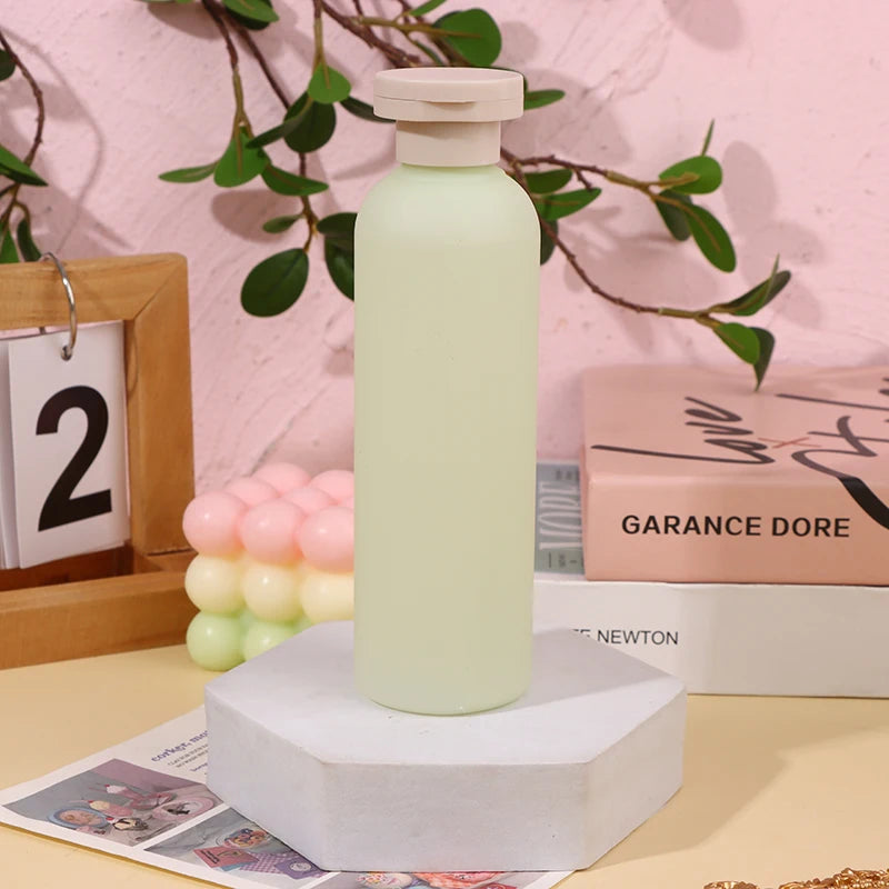 Green Grey Refillable Bottle Filp Lid Empty Plastic Hand Sanitizer Shampoo Lotion Bottles Cosmetic Cream Jars Travel Essentials