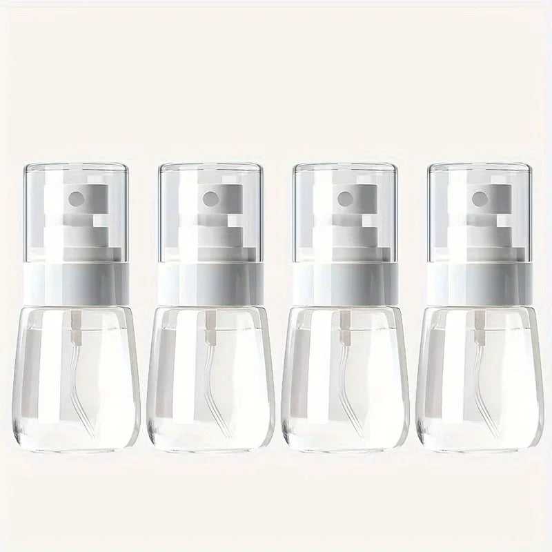 2/4PCS Refillable Spray Bottles 30/60/80ml Alcohol Atomizer Mini Fine Mist Liquid Containers Skin Care Makeup Travel Accessorie