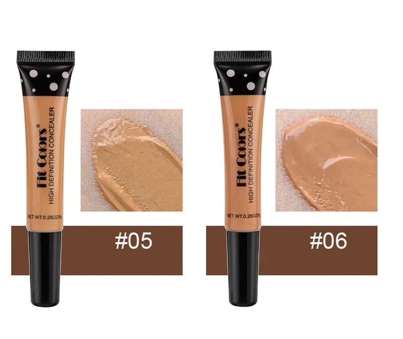 Full Cover Liquid Concealer 8 Color BB Cream Foundation Air-permeable Natural Brightening Makeup Eye Dark Circles Cream Cosmetic