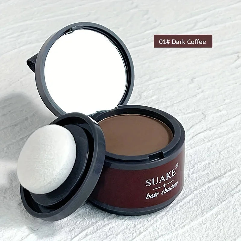 1pc Hair Line Powder Black Brown Root Cover Up Natural Instant Waterproof Hairline Shadow Powder Hair Concealer Coverage 4colors