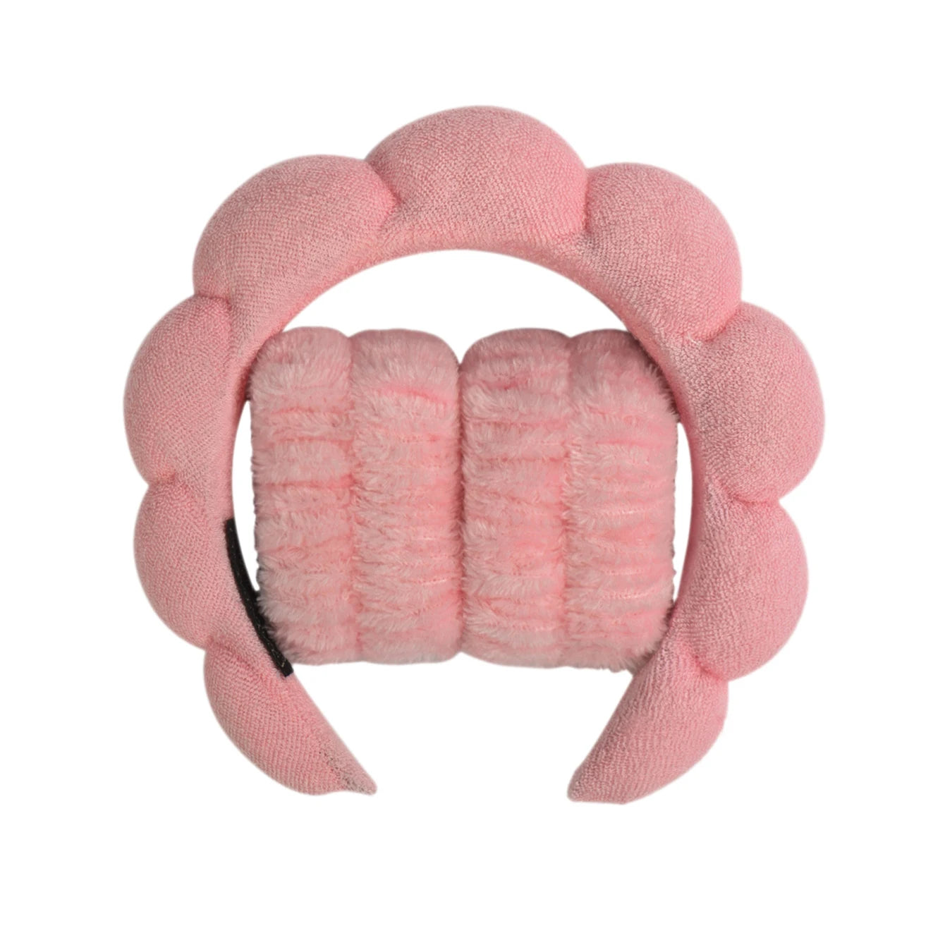 1/3Pcs Fashion Microfiber Washing Wristbands Scrunchies Puffy Headband Spa Bubble Headband for Washing Face Makeup Shower Skincare