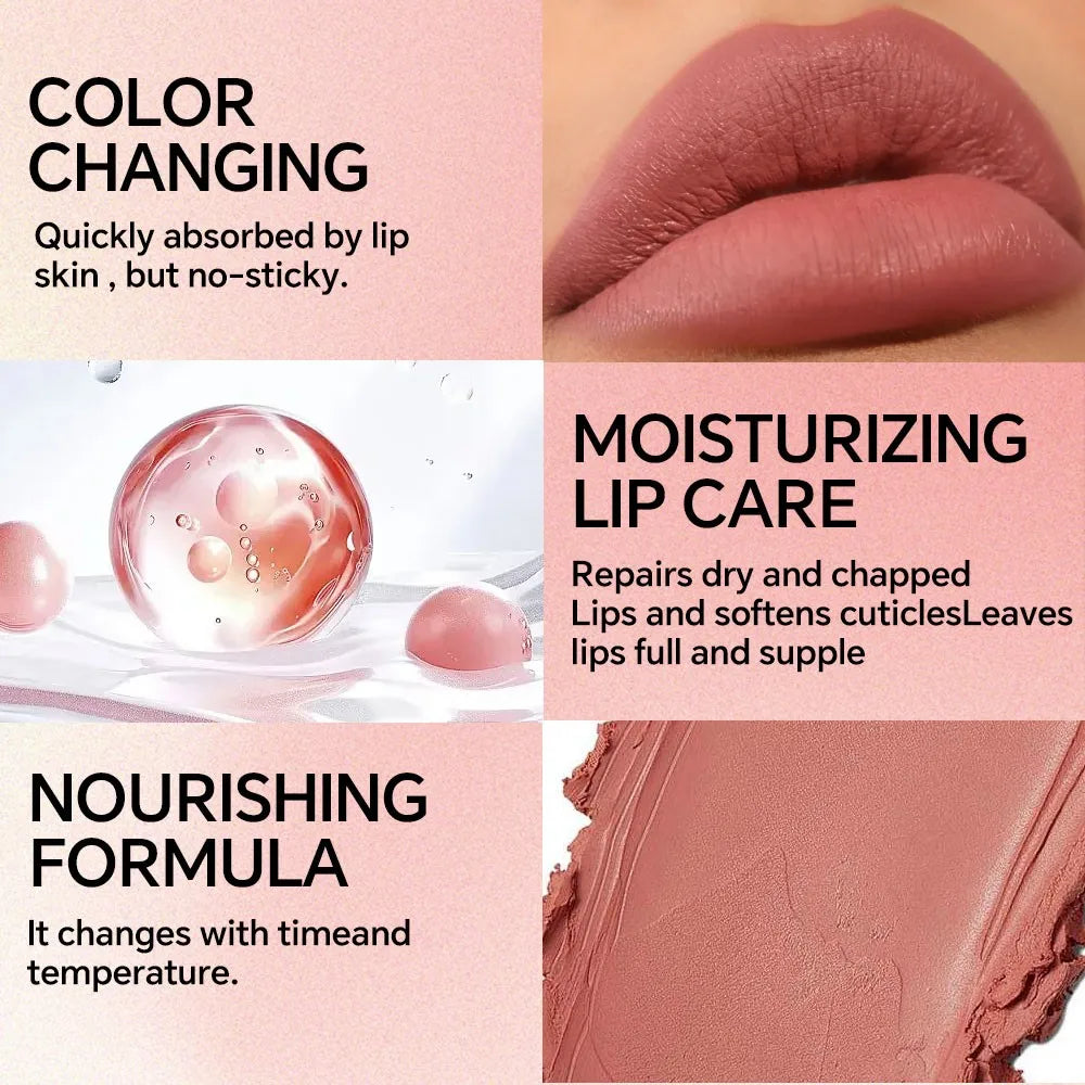 Non Stick Cup Cream Lipstick, Long Lasting Lip Gloss, Matte Lip Gloss, Waterproof And Easy To Apply Makeup