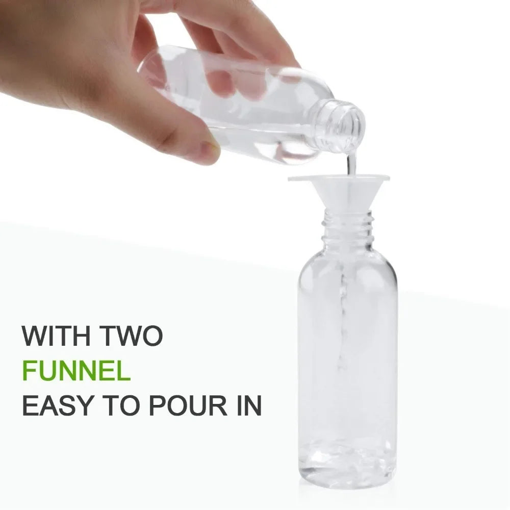 20PCS 10/20/30/50/60/100ML Refillable Clear Plastic Empty Mini Spray Container for Travel Cleaning Makeup Bottles Wholesale