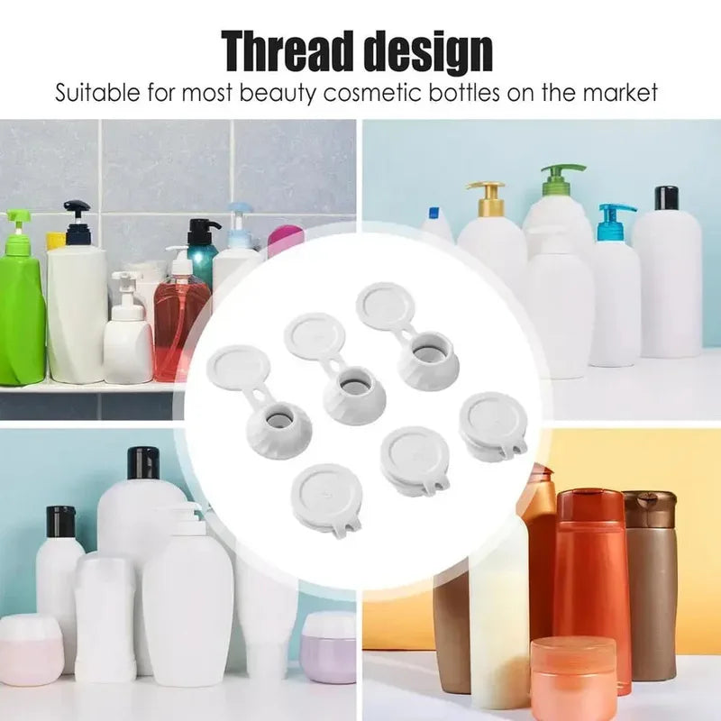 Bottle Emptying Caps, 3/6pcs Adapters Transfer Connector, 3 Sizes Inverted Caps Flipping Bottle, Inverted bottle cap Get Every D