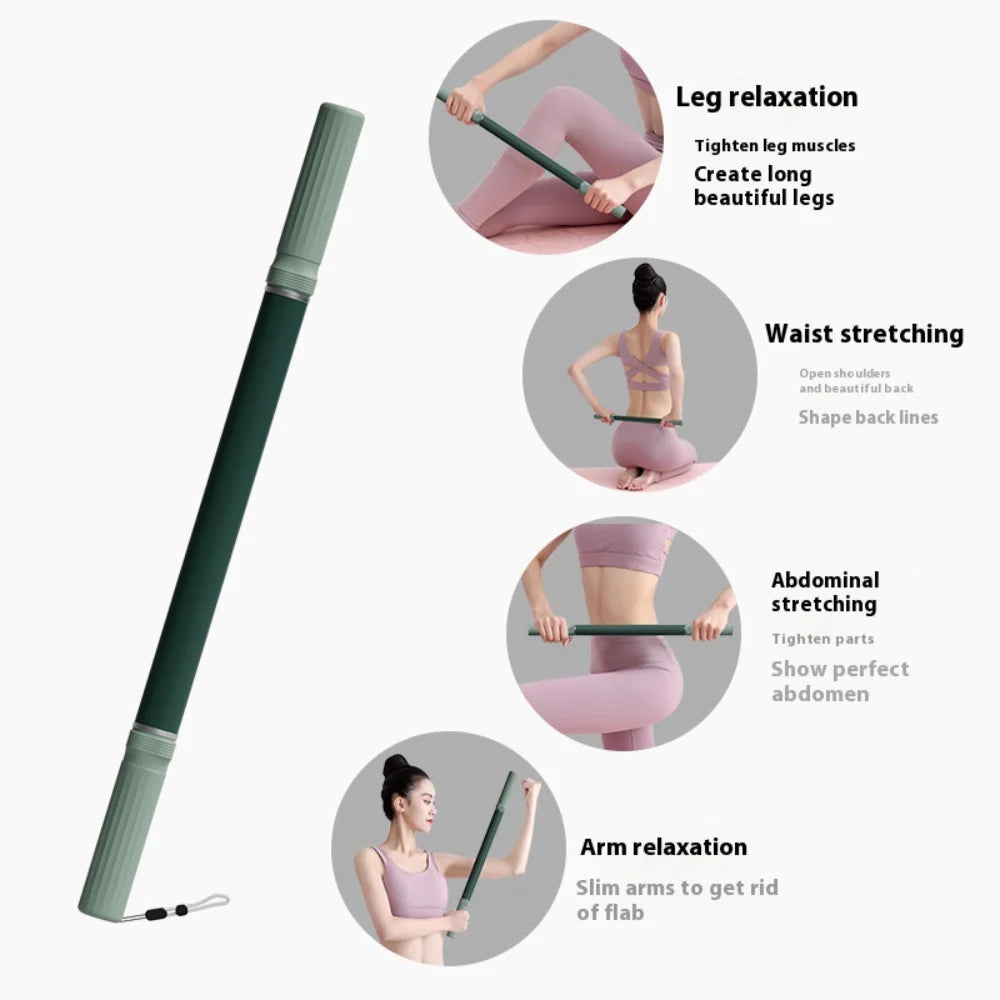 요가 근막 스틱 Yoga Fascia Stick 57cm Extended Muscle Relaxation Massage Roller Yoga Massage Stick for Leg Stretching and Release Fitn