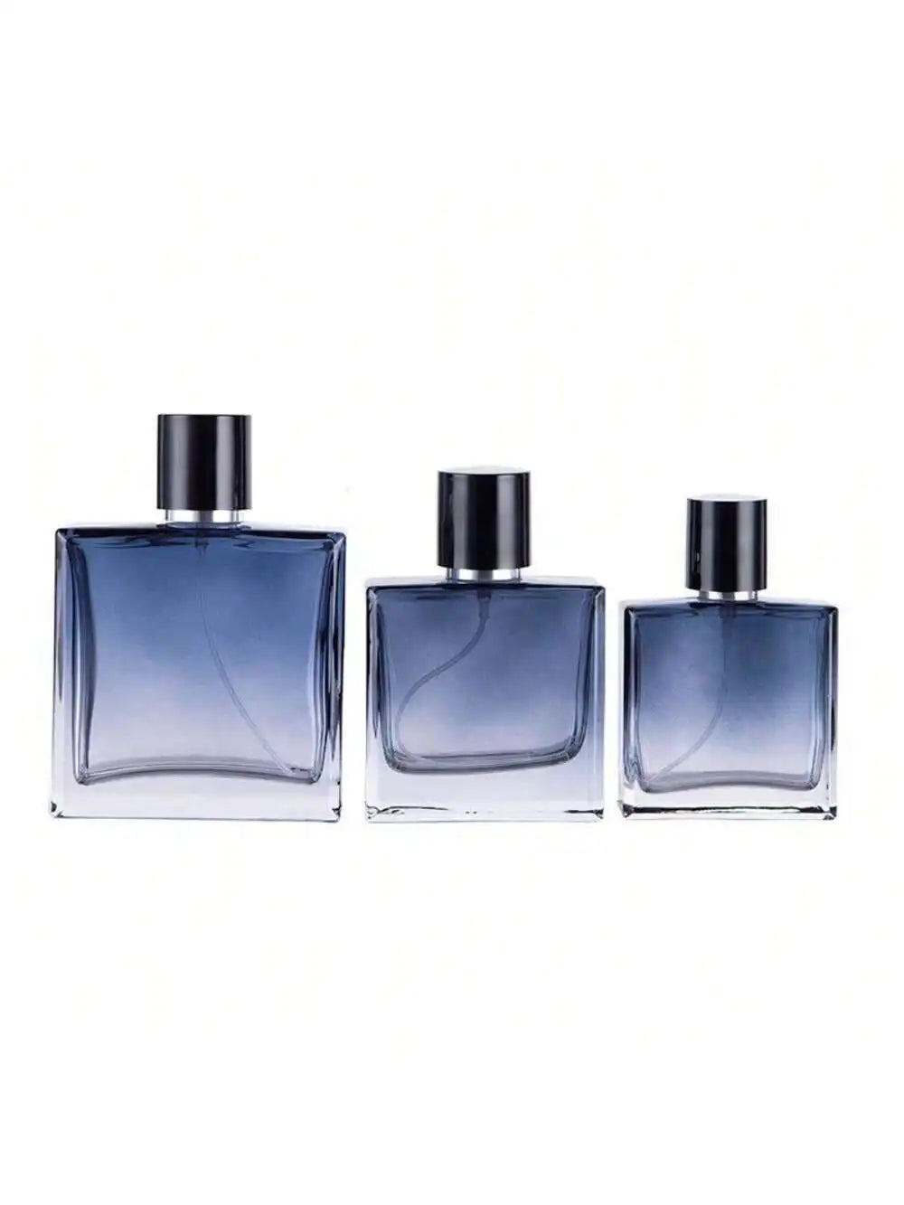 1Pc30Ml/50Ml/100Ml Gradient Blue Glass Perfume Sprayer - Portable Refillable Travel Spray Bottle for Perfume, Cosmetics, and Liquids, Perfume Bottle