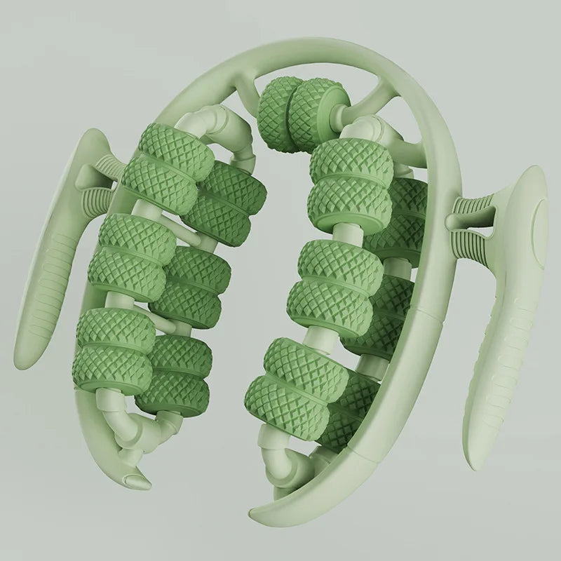 Newest 28 Wheel Annular Leg Clamp Massager Relax  Massager Anti-cellulite Massager Body Slimming Roller Massage for Body
