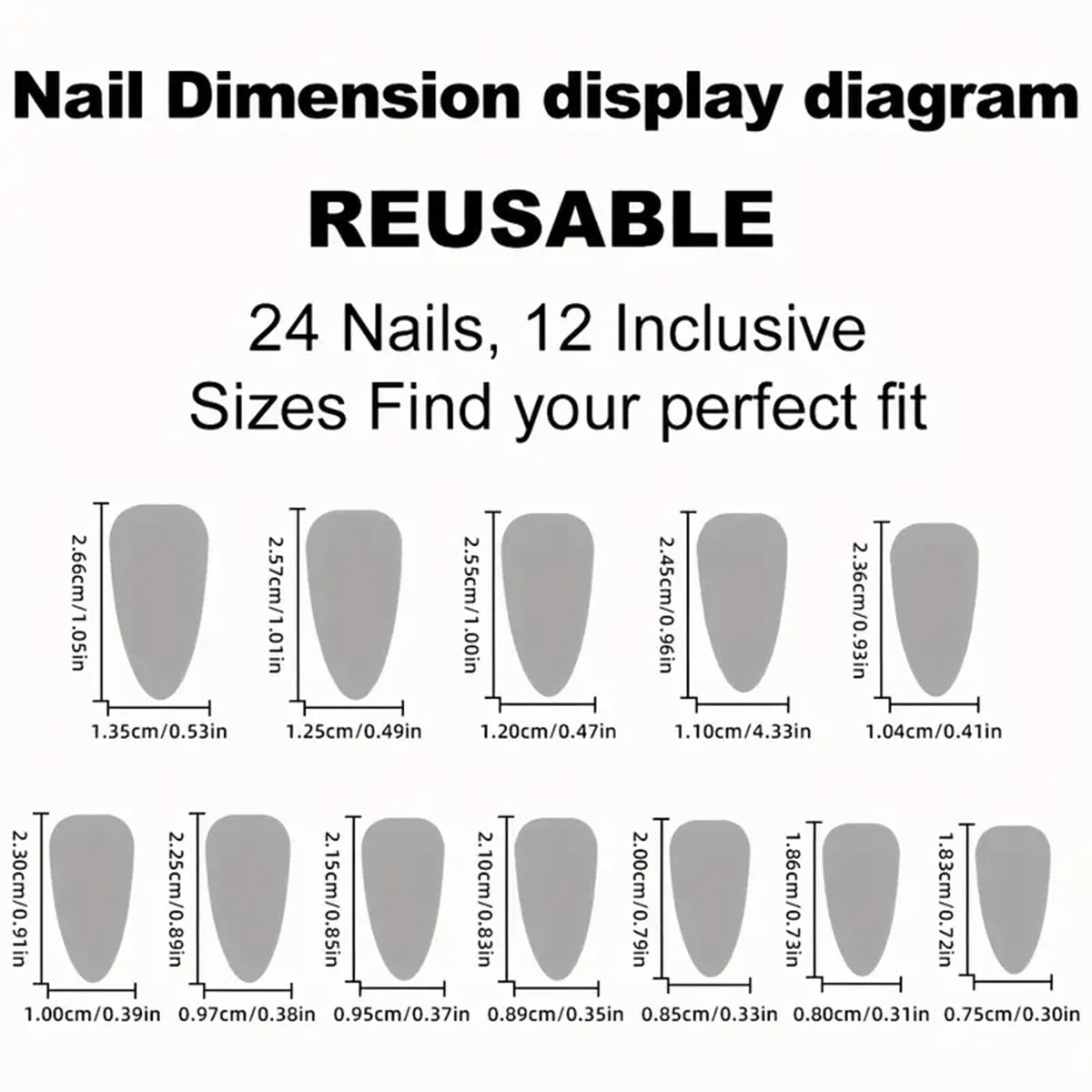 24 pieces of long almond-shaped pure red matte texture diamond-shaped check glitter French wear nail piece & 1 rub strip & 1 jel