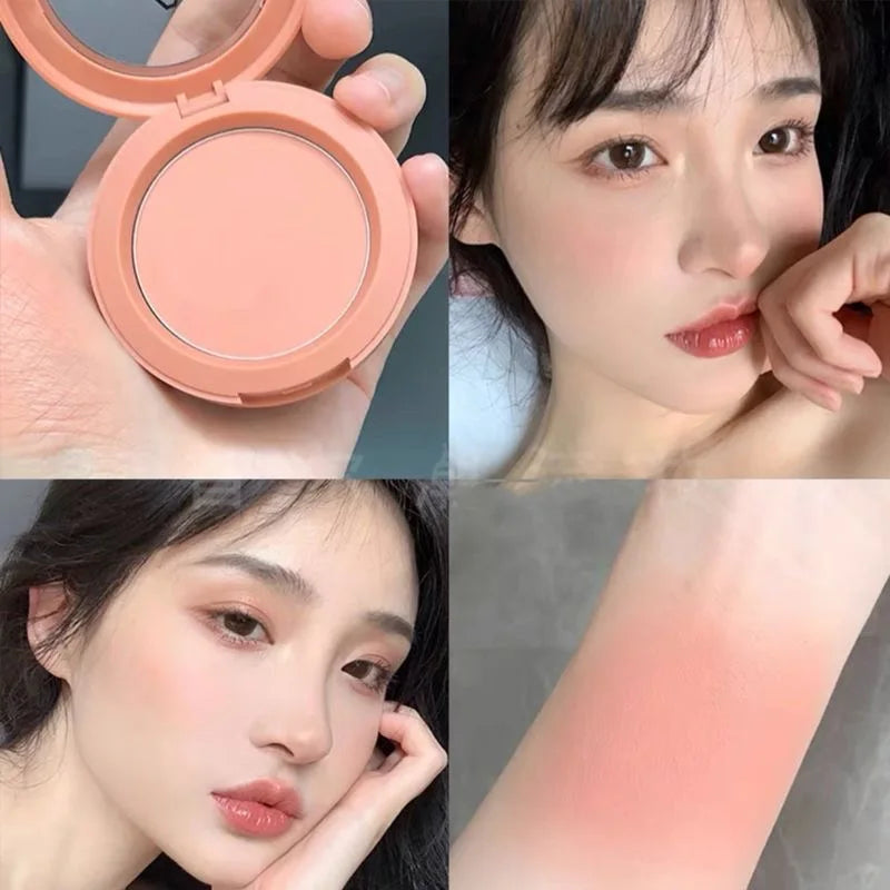 HERORANGE Creamy Blush Soft Matte Natural Color Long Lasting Daily Cheek Makeup For Women