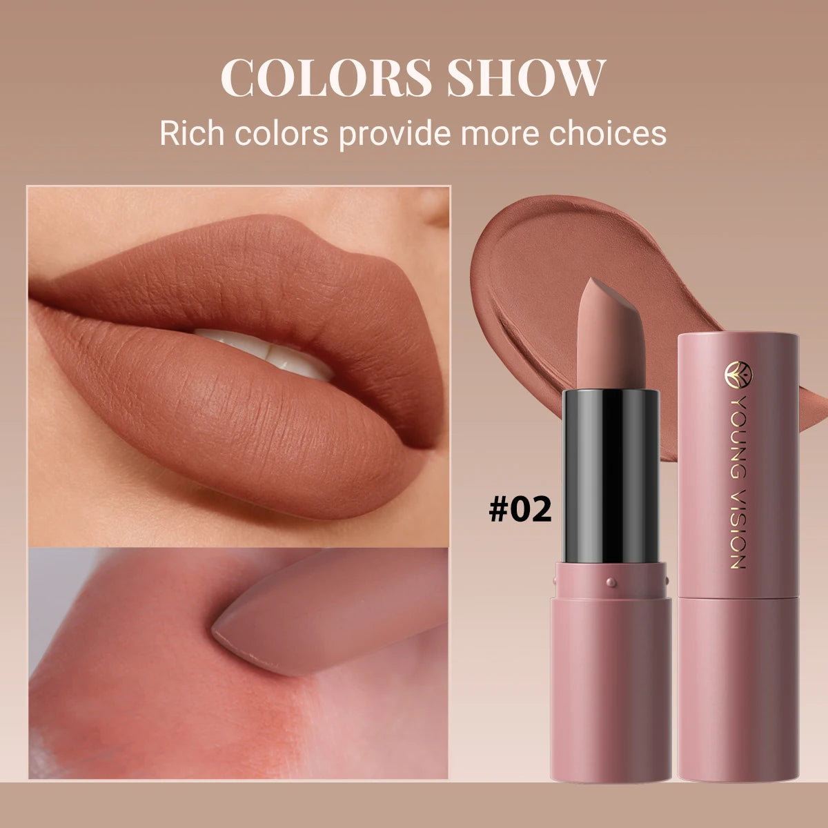 12-Color Matte Lipstick , Non-Fading, Non-Stick Cup Long-Lasting Velvet Finish, Smooth Matte Lip Color Waterproof Smudge-proof