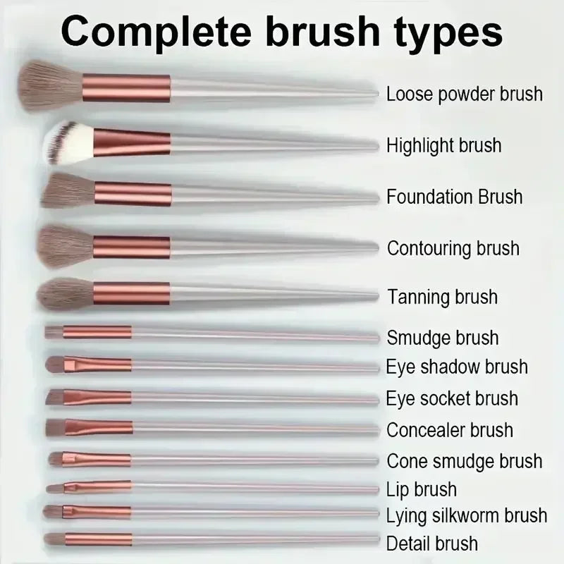 Professional Makeup Brush Set - Soft Fluffy Kabuki & Blending Brushes for Foundation, Powder, Eyeshadow | Beauty Tools Kit