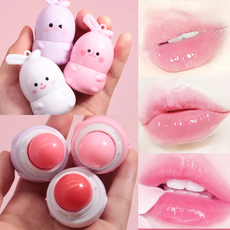 Goody Bunny Color-Changing Lip Balm Moisturizing Repairing Waterproof Lipstick Anti-Dry Cracking Temperature Change Color Lipstick
