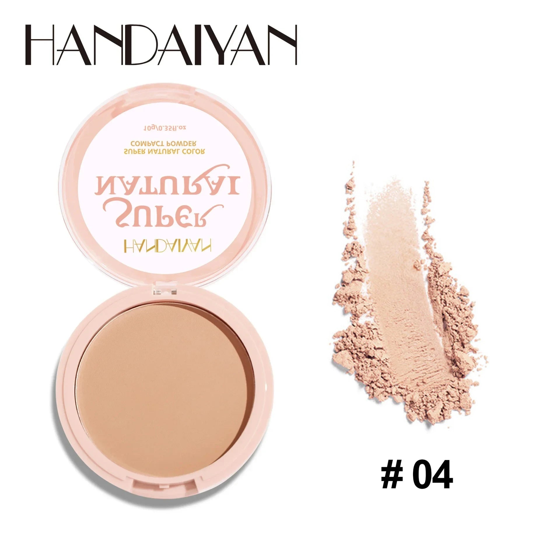 8 Color Matte Face Pressed Powder 24 Hours Oil Control Natural Setting Powder Foundation Full Coverage Waterproof Lasting Makeup