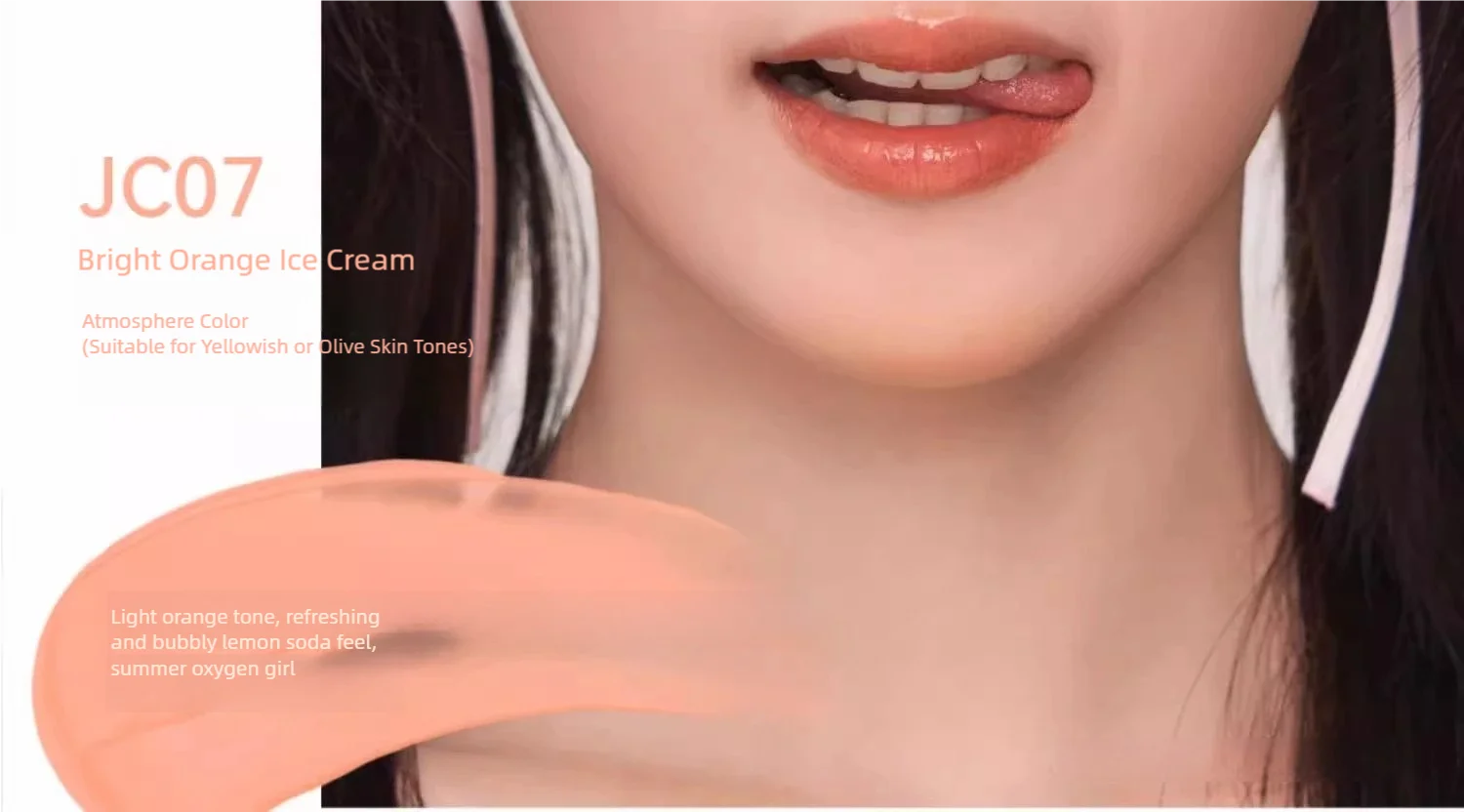 AZTK JC04 Water To Powder Liquid Blush Soft Matte Natural Flush Brightening Cheek Tint Lightweight Blendable Waterproof Makeup