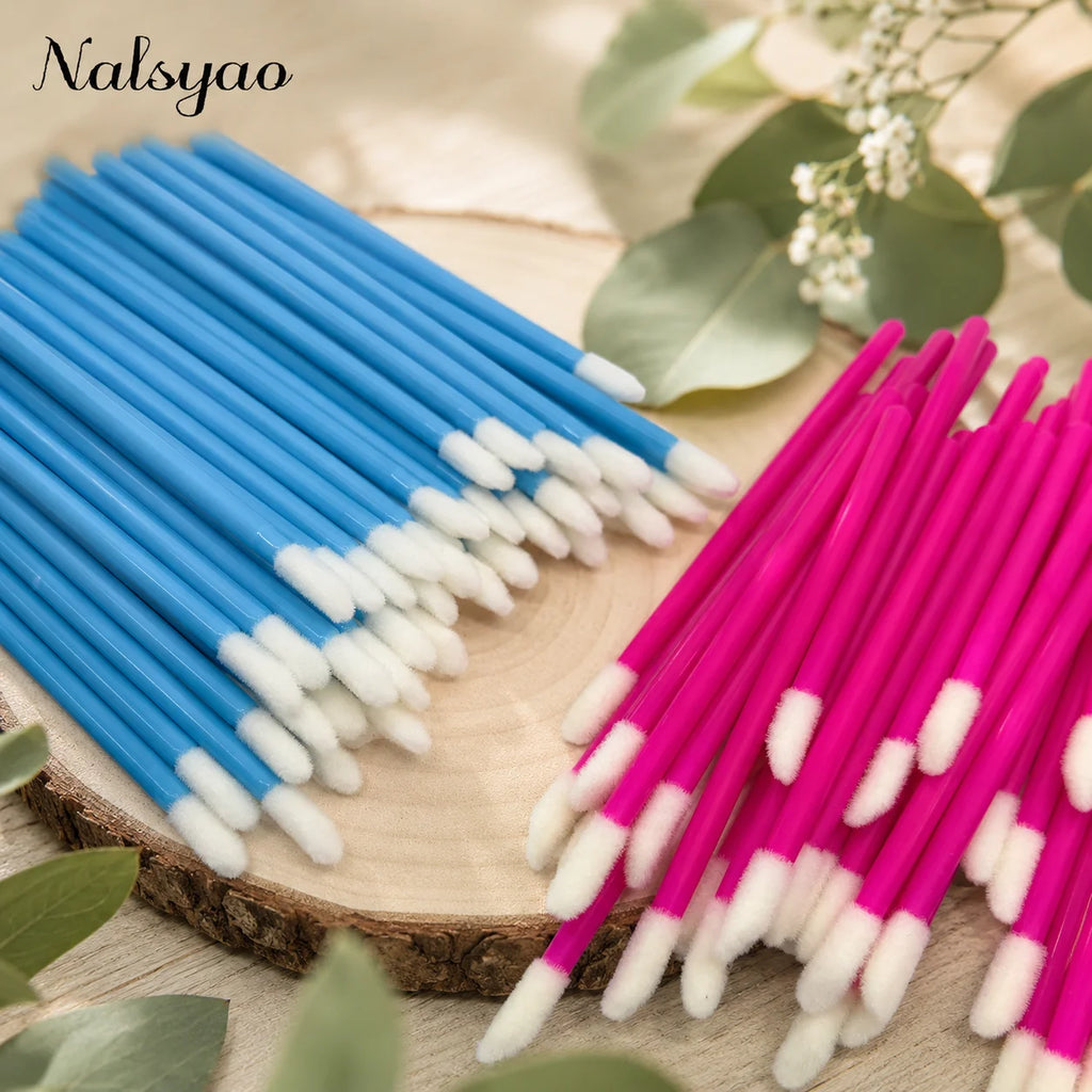500/1000PCS Lip Wands Applicators Disposable Lip Brush Lipstick Brush Lip Gloss Applicator Wands Makeup Applicator Beauty Tools