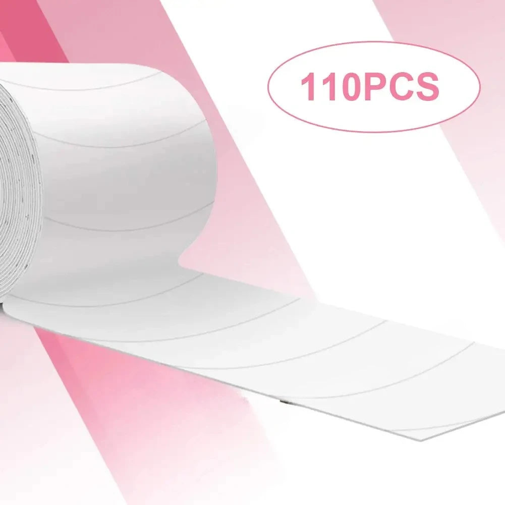 Under Eye Pads Stickers Lash Extension Supplies 110PCS/roll Foam Eye Pads Eye Tapes for Grafting Lashes Eyelash Patches