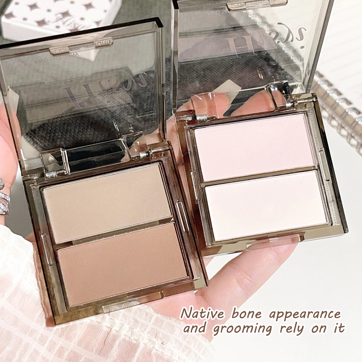 Repair plate High-light repair plate Integrated plate Matte pearl light brightening natural three-dimensional shadow plate