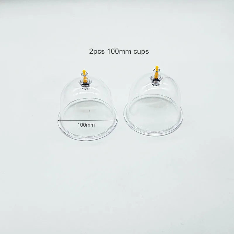Big Size Vacuum Cupping Breast & Buttocks Enlargement Massager Suction Pump Machine Butt Lifting Device Back Massage Cans