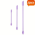 3Pcs Silicone Empty Bottle Scraper With Black Scraper, Foundation Scraper, Tiny Lotion Jar Scraper to Get Last of Makup