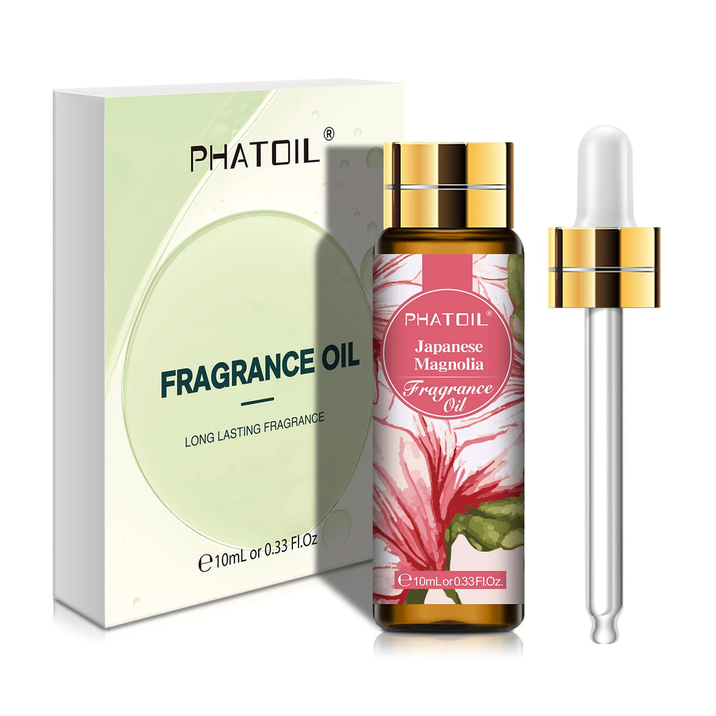 PHATOIL 10ml Fragrance Oil For Women Strawberry Peach Angel Sea Breeze Coconut & Vanilla Bubble Gum Aromatherapy Fragrance Oils