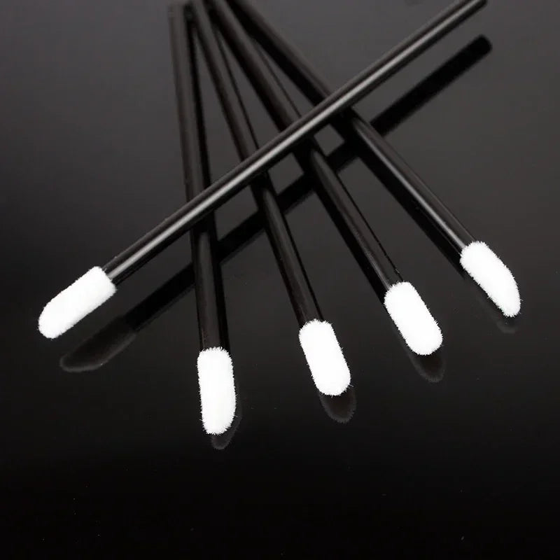 50/100PCS Wholesale Lipstick Gloss Wands  Perfect Best Make Up Applicator Hotting makeup  Disposable Lip Brush Women Accessories