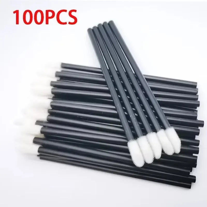 50/100PCS Wholesale Lipstick Gloss Wands  Perfect Best Make Up Applicator Hotting makeup  Disposable Lip Brush Women Accessories
