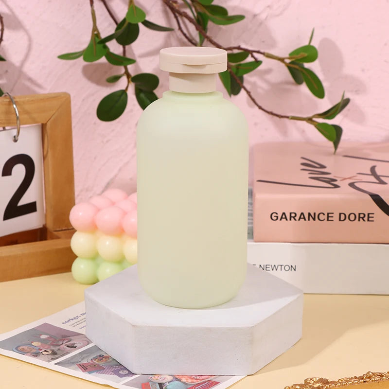 Green Grey Refillable Bottle Filp Lid Empty Plastic Hand Sanitizer Shampoo Lotion Bottles Cosmetic Cream Jars Travel Essentials
