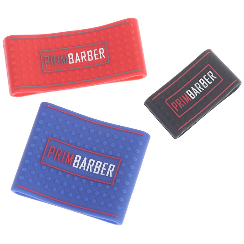 3Pcs  Professional Barber Clipper Grip Non Slip Barber Clipper Bands Resistance Barber Sleeve Barber Hair Clipper Holder Tools