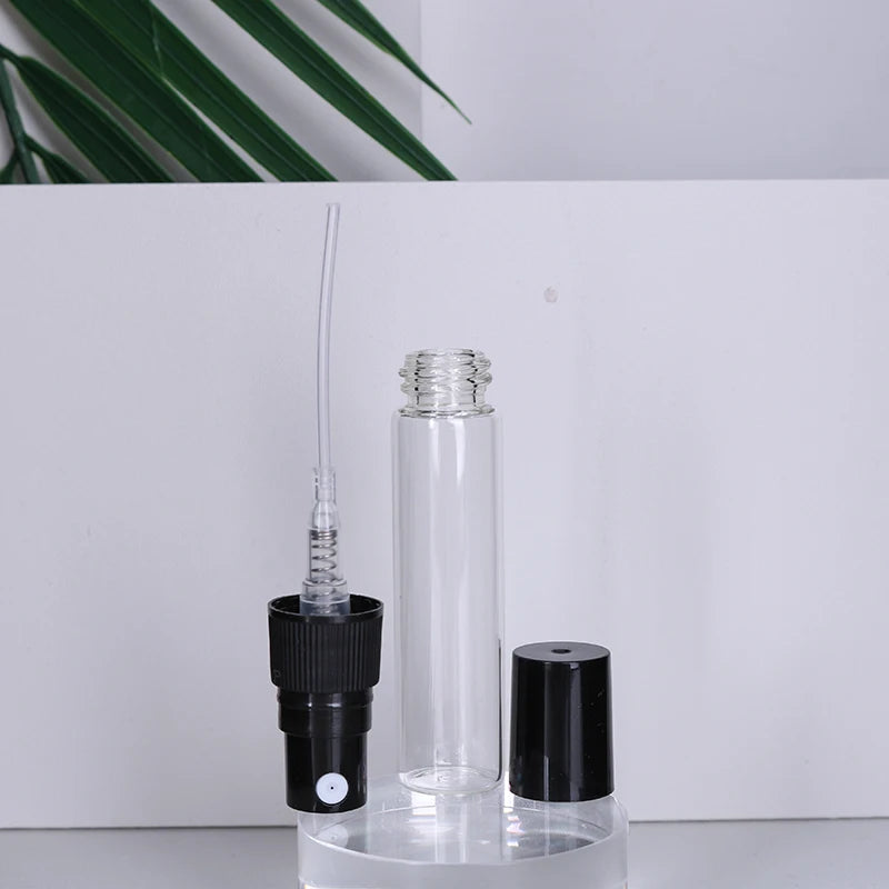 Special sale 50/piece 5ml transparent high quality glass perfume bottle spray bottle mini portable travel sub-bottle