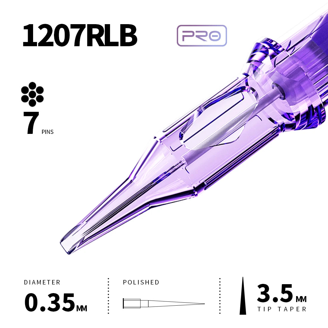 Mast Pro Tattoo Cartridge Needles PMU 1RL 3RL Precision for Tattoo Permanent Makeup Micropigmentation Eyelinver Lips Eyebrows