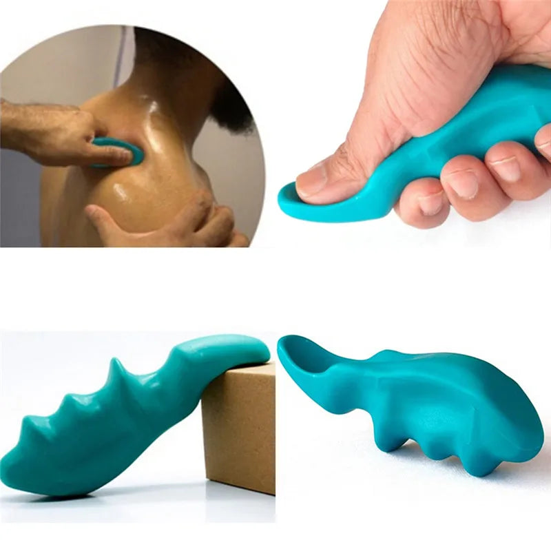 1 Pc Portable Effective For Deep Tissue Massage Saver Massager Green Thumb Protector Relaxing Neck And Back Cool Tool