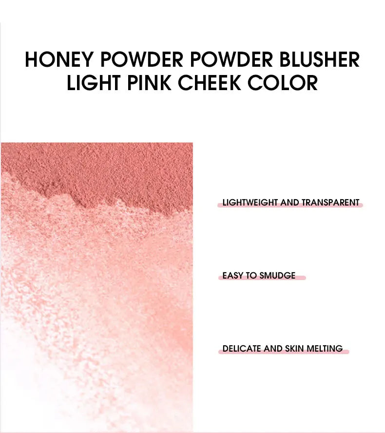 DaimAnpu monochrome honey powder powder blusher, high gloss, natural brightening, rouge setting, powder blusher cream